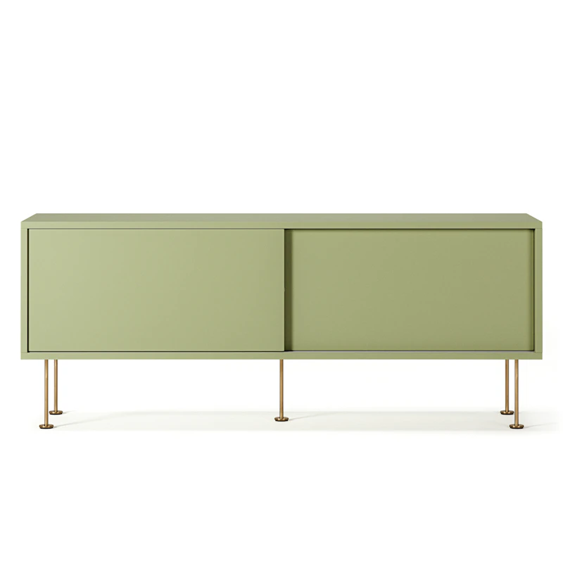 Vogue Medienbank Mit Beinen 136 cm, Lint / Messing