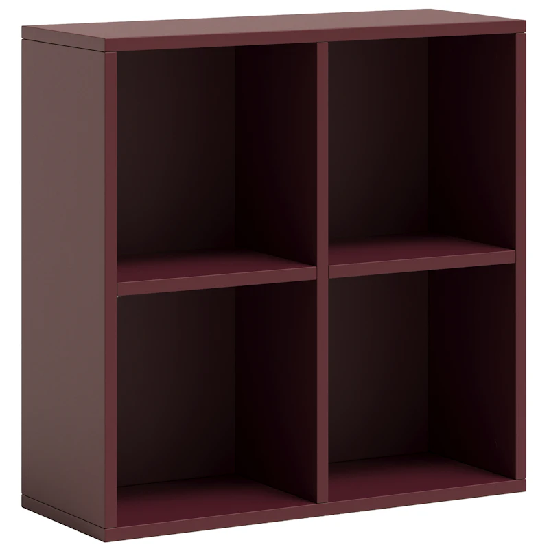 Bloc Wandschrank 62x62 cm, Garnet Red
