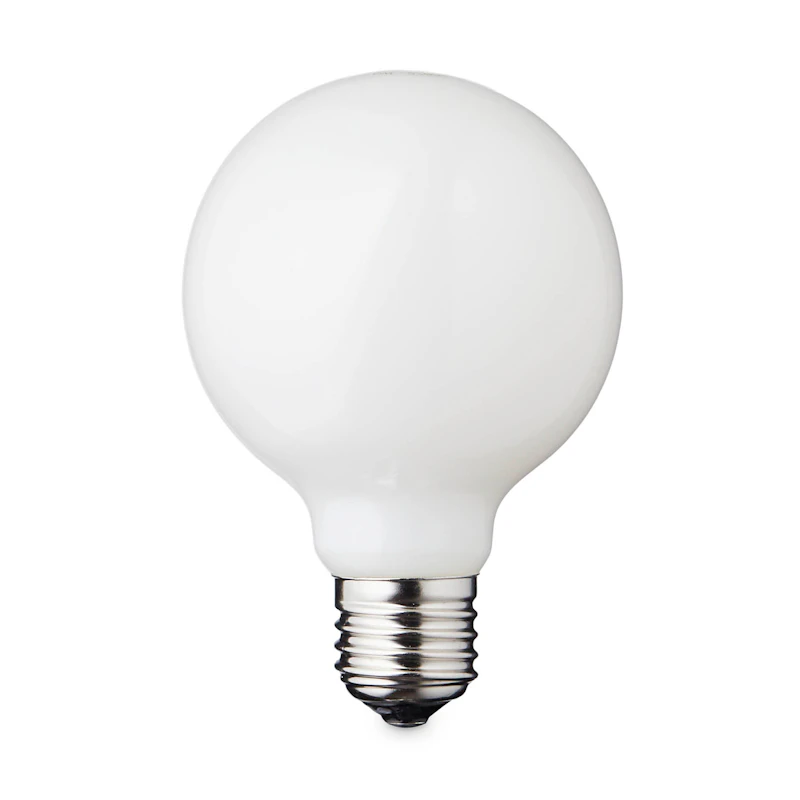 Globe Led-Lichtquelle 5W Ø8 cm, Milky