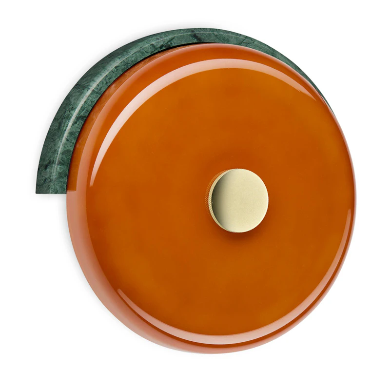 Trip Wandleuchte, Marmor Moss / Amber