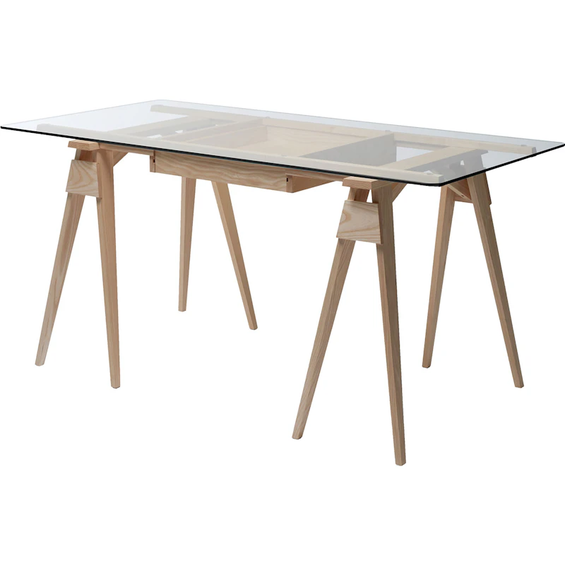 Arco Schreibtisch, Helles Holz