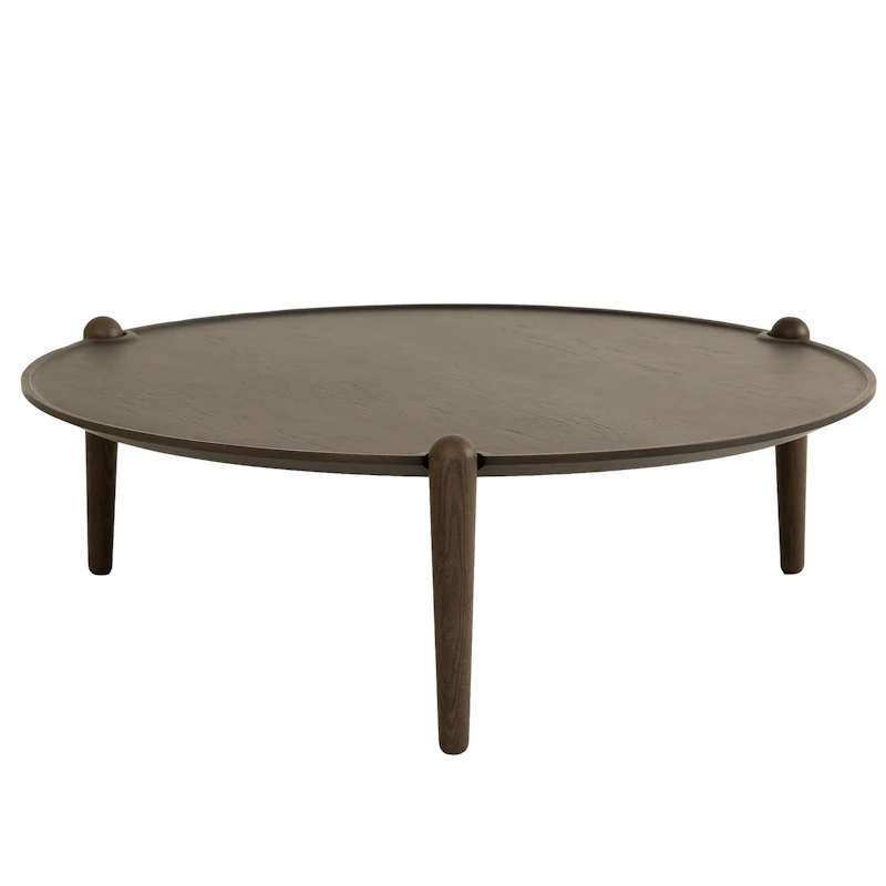 Aria Tisch Ø90 cm H30 cm, In Dunkler Eiche