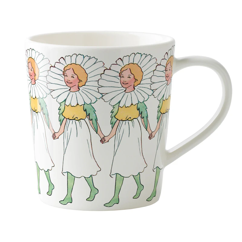 Elsa Beskow Tasse mit Henkel 40 cl, Gänseblümchen