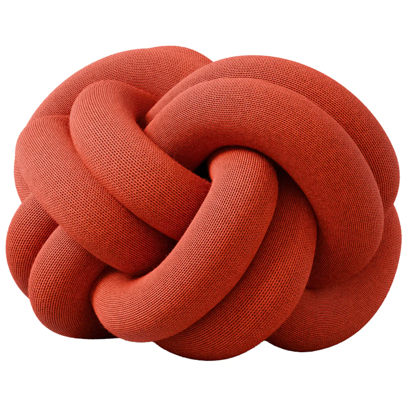 Knot Kissen, Orange Red