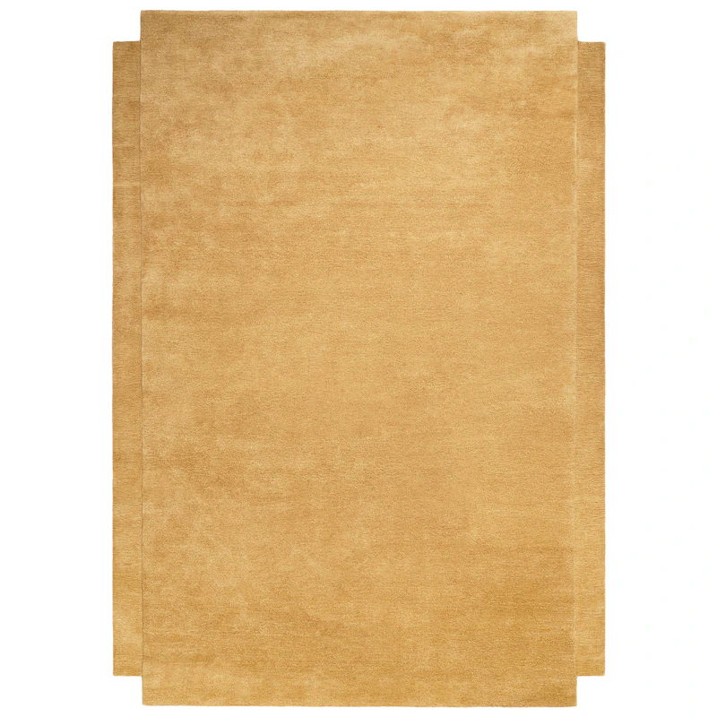 Level Wollteppich 250x350 cm, Yellow Ochre