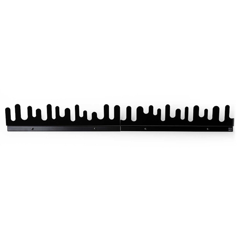 Wave Hanger schwarz 2er-Pack