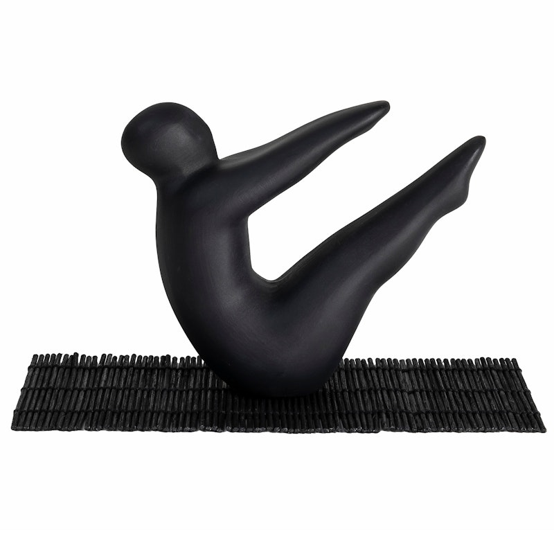 Yoga Skulptur no 2, Schwarz