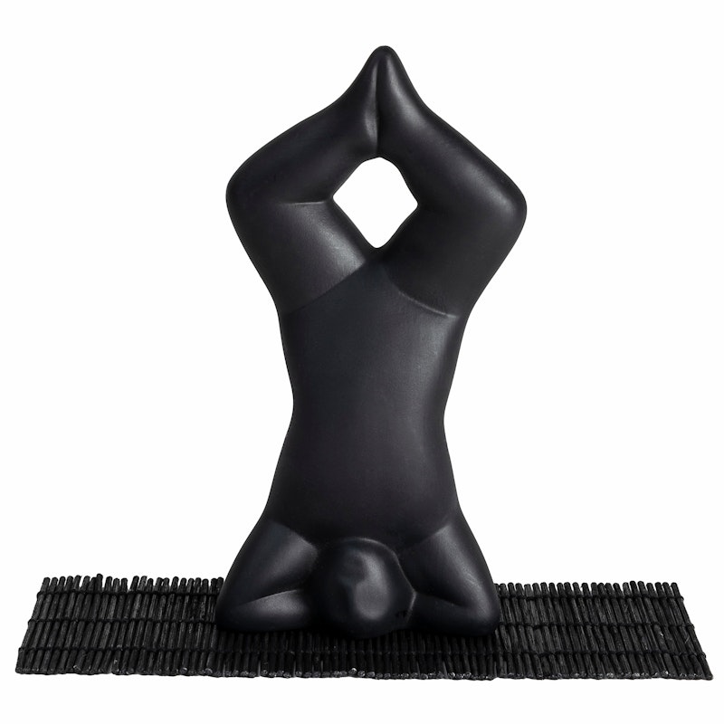 Yoga Skulptur no 3, Schwarz