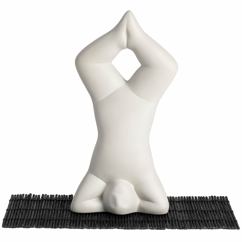 Yoga Skulptur no 3, Hellgrau