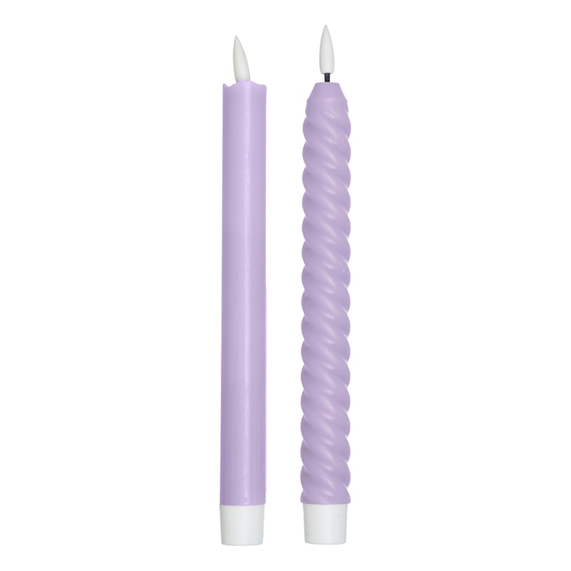 Cosy Forever Led-Kerzen 2-er Set, Lavendel