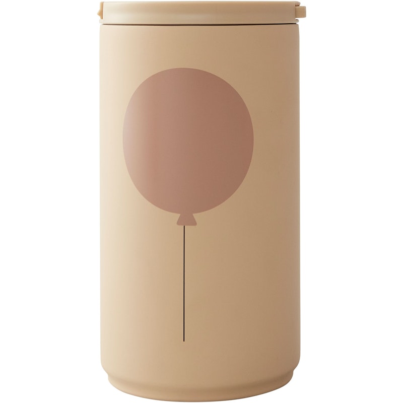 Kids Life Tasse mit Strohhalm, Beige