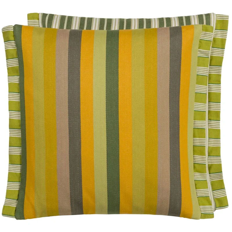 Cork Street Stripe Kissen 43x43 cm, Natural