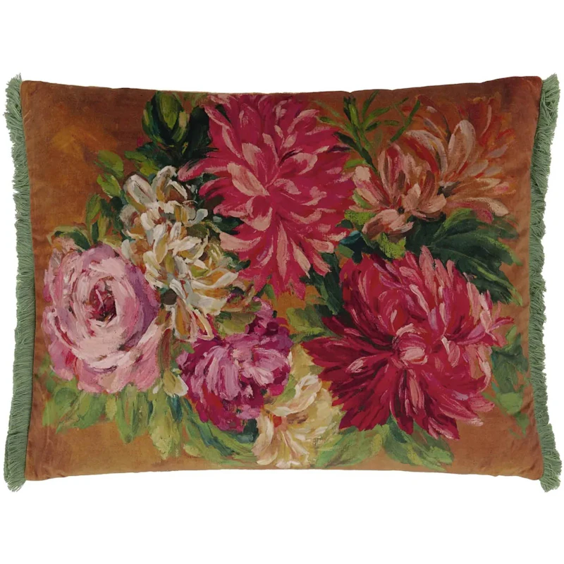 Fleurs D Artistes Kissen 45x60 cm, Terracotta