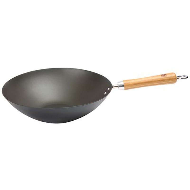 School of Wok Wok-Pfanne Karbonstahl Schwarz, 27 cm