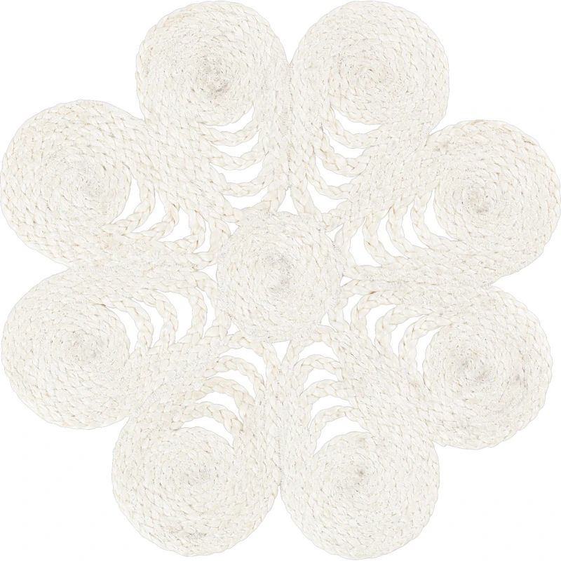 Elin Anemone Tischset 40 cm, Weiß