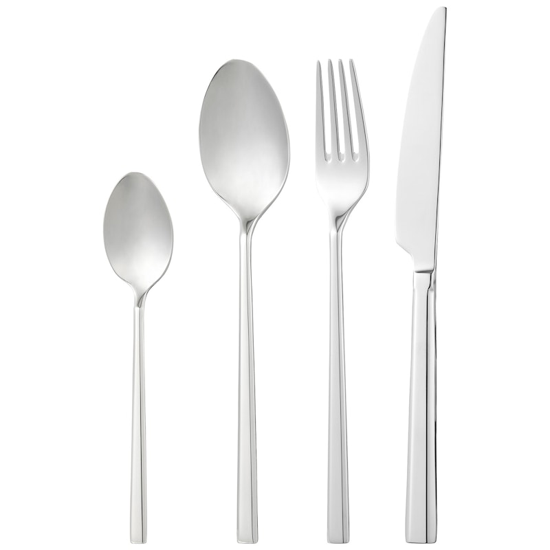 Clara Cutlery Set Stainless Steel, 24 Pieces