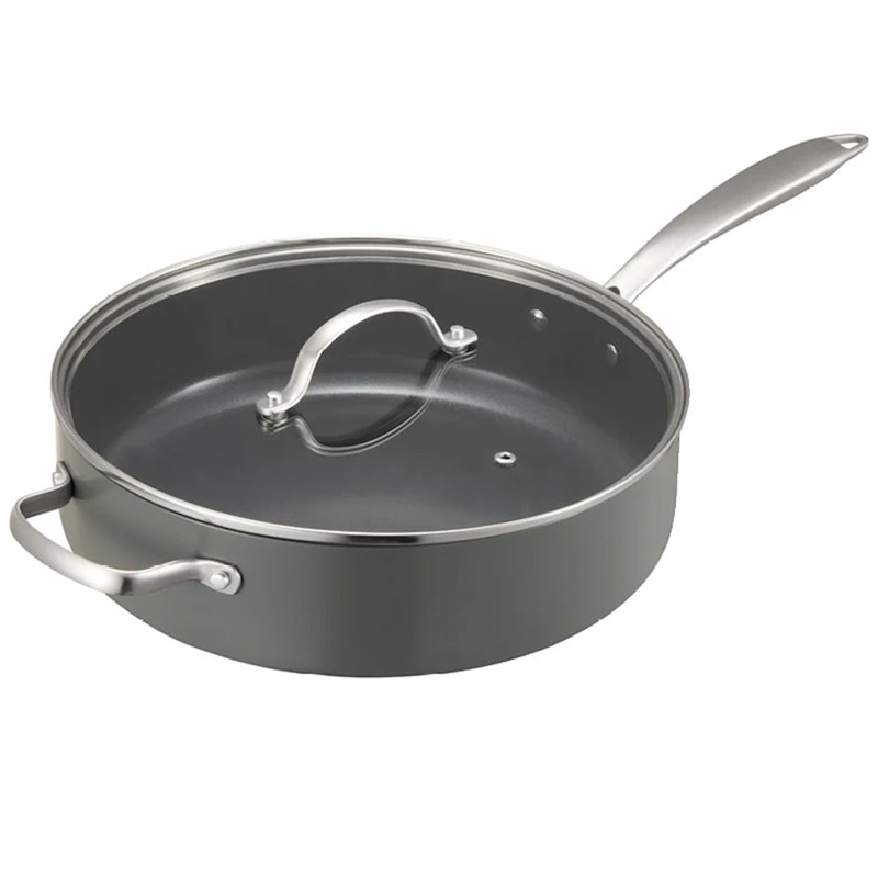 Coria Sauteuse Ø28 cm, Grau