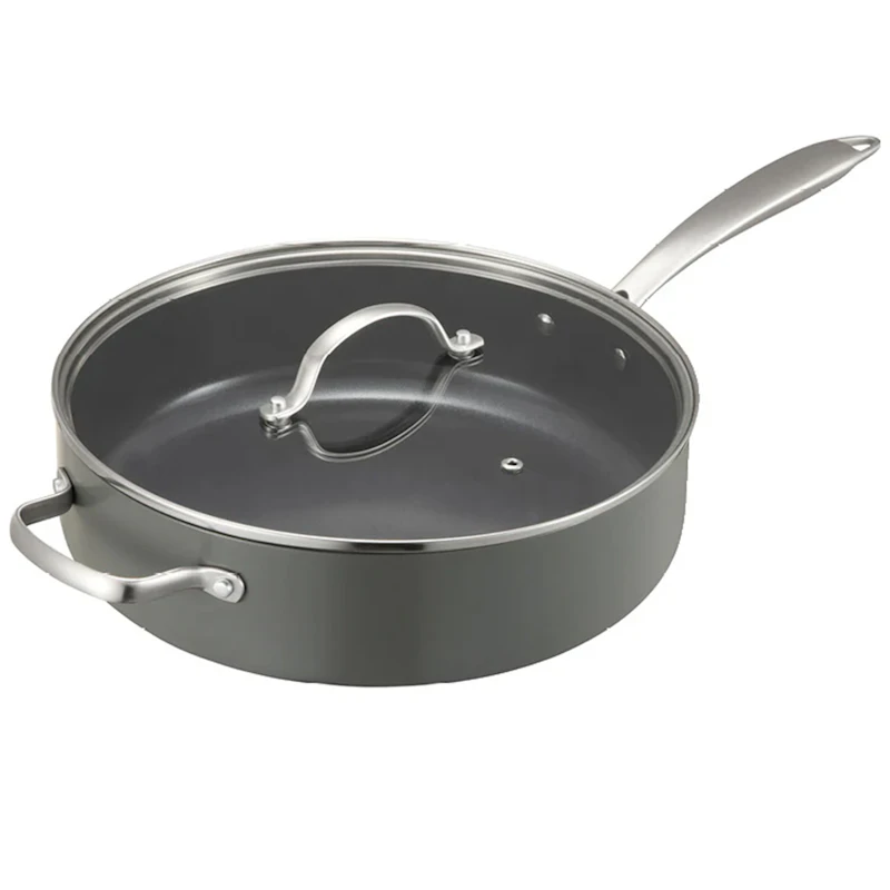 Coria Sauteuse Ø28 cm, Grau