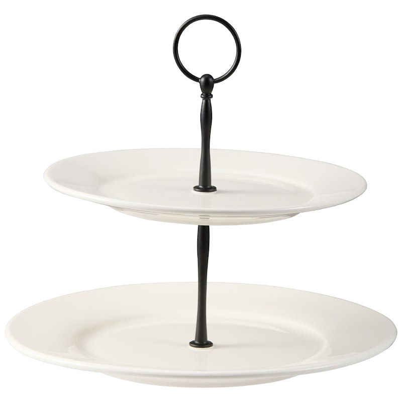 Kafi Cake Stand White, 2 Tiers