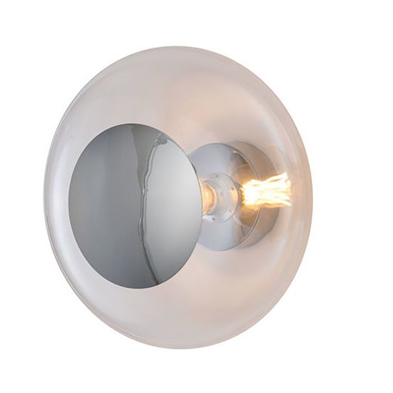 Horizon Wandlampe Ø 36 cm, Chameleon/ Silber