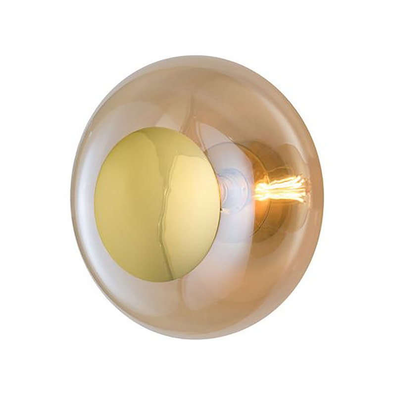Horizon Wandlampe Ø 36 cm, Golden Smoke