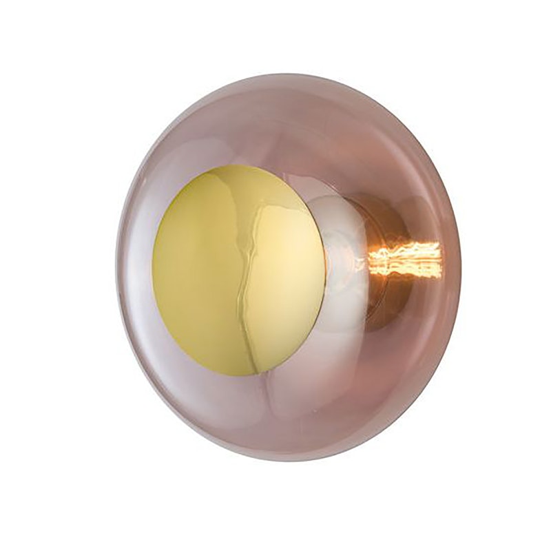 Horizon Wandlampe Ø 36 cm, Obsidian