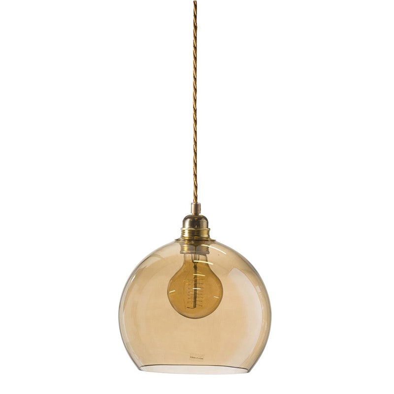 Rowan Lampe Ø22cm, Golden Smoke