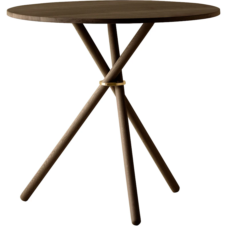 Aldric Beistelltisch 80 cm, Dunkel Eiche
