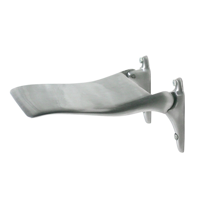 Wandklappstuhl, Aluminium, matt