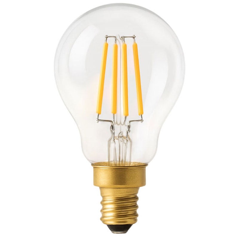 Edgeform Classic Lichtquelle E14 3,3W 360lm 2700K Dimmbar, Transparent