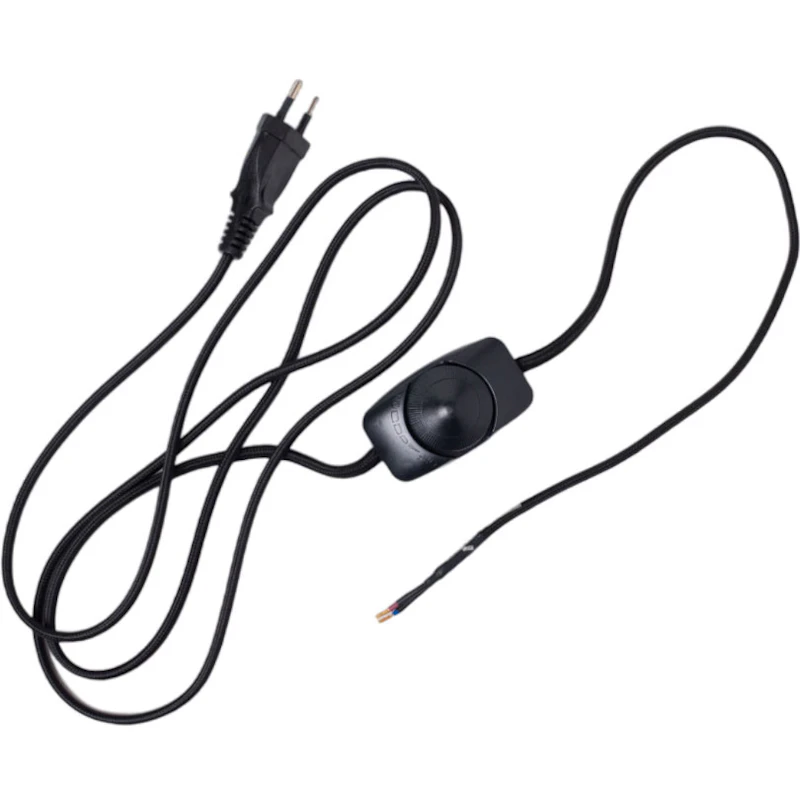 Edgeform Lampenaufhängung Mit Dimmer Für Wandleuchte, Schwarz