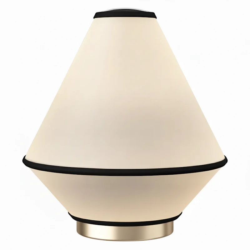 Tafta Tischlampe Portabel, Schwarz/Altweiß