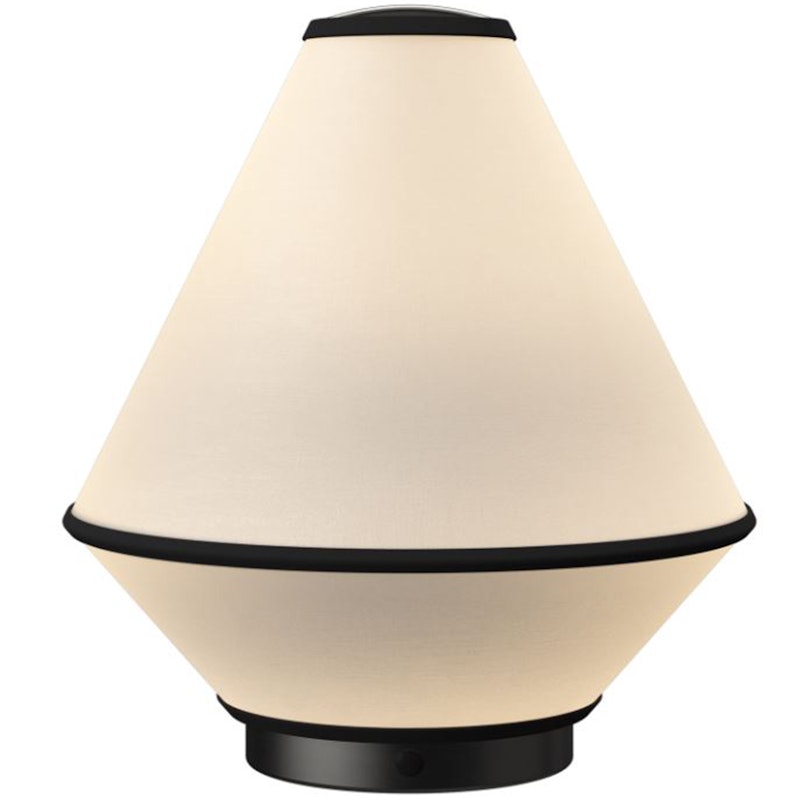 Tafta Tischlampe Portabel, Schwarz/Altweiß