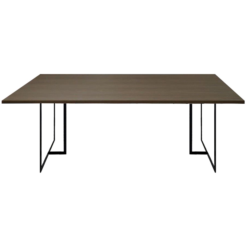 Square Esstisch 200x100x75,  Burned Walnut