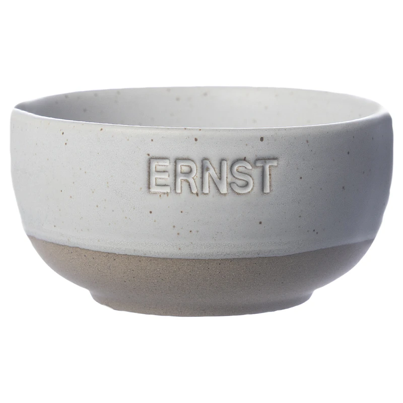 Schüssel Ø8 cm, Weiß/Natur