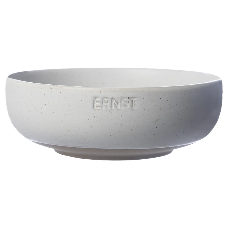Schüssel Ø14 cm, Weiß/Natur
