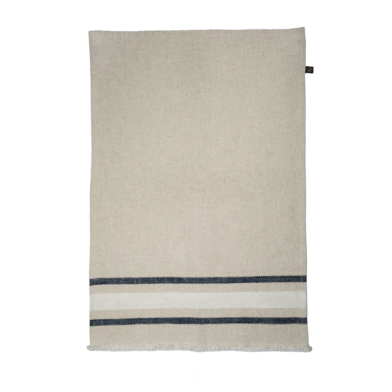 Geschirrtuch 47x70 cm, Blau / Natur