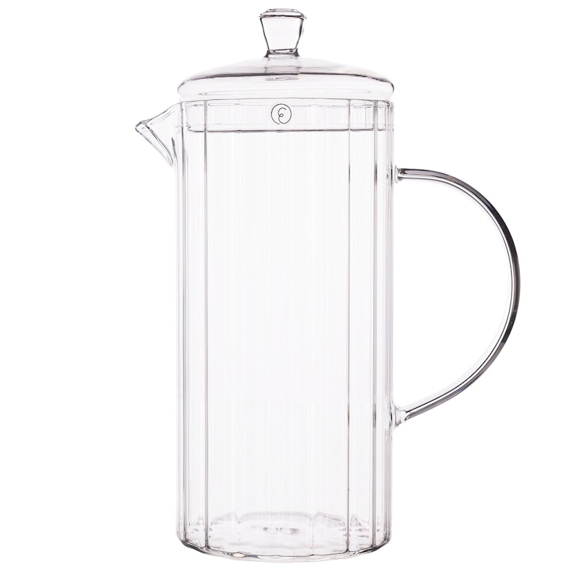 Kanne Mit Deckel Glas 1 L, Transparent