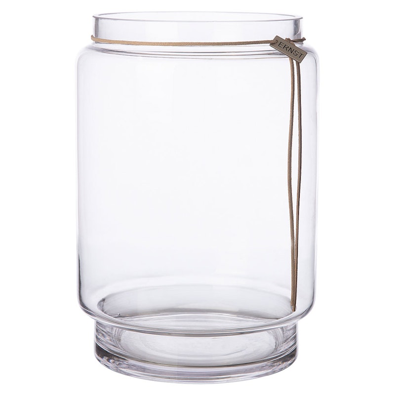 Glasvase Transparent H28 cm