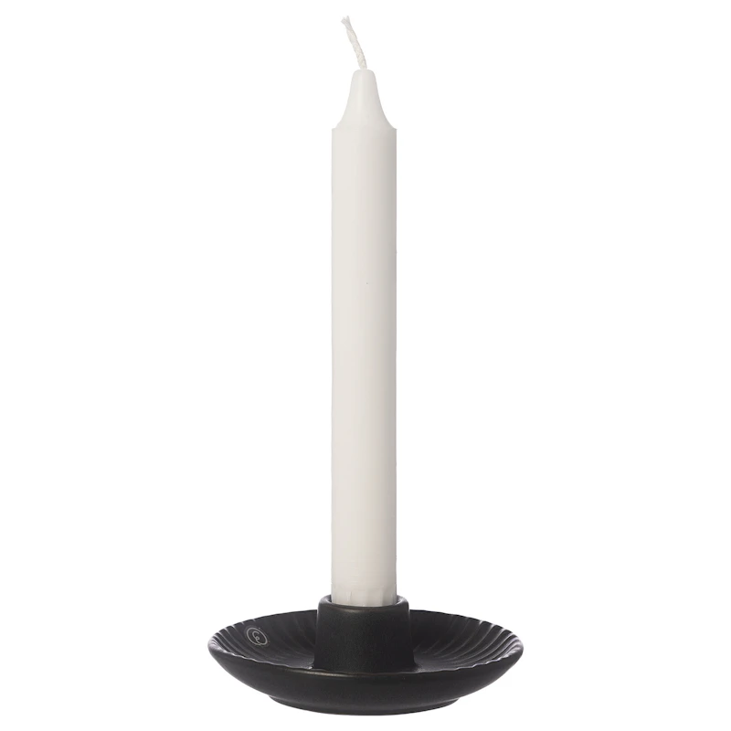 Kerzenhalter Ø10,5 cm, Schwarz