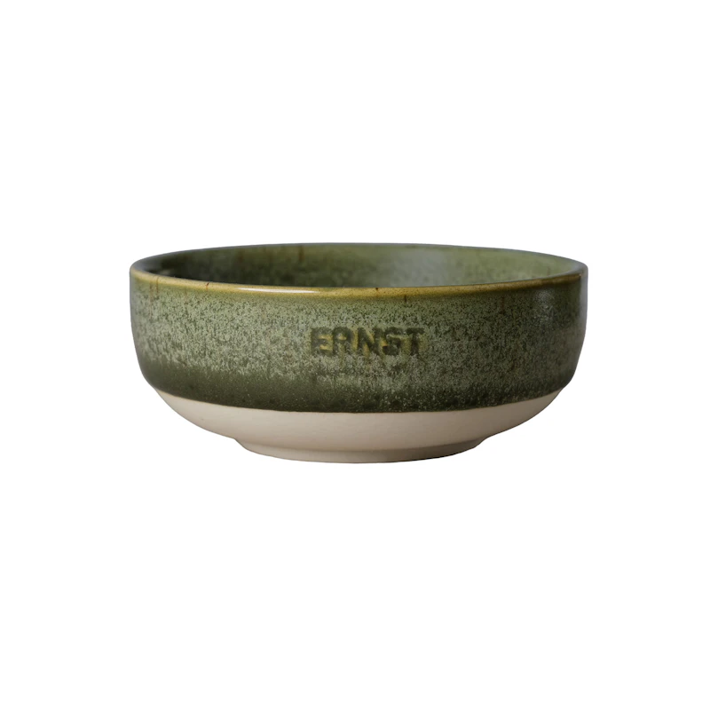 Schüssel 11 cm, Grün / Weiß