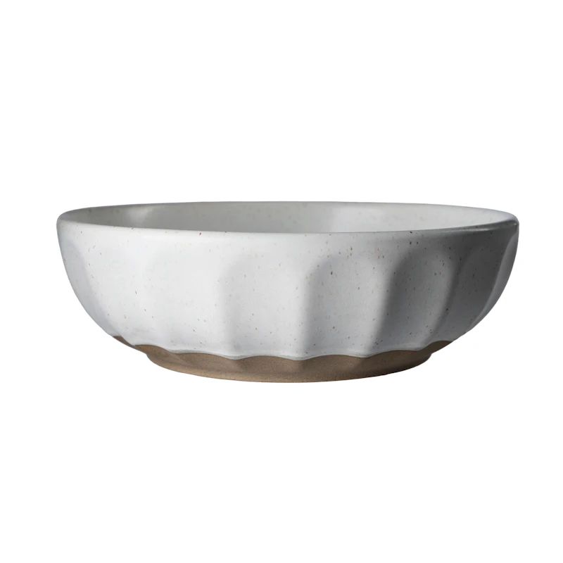 Schüssel 20 cm, Weiß / Natur