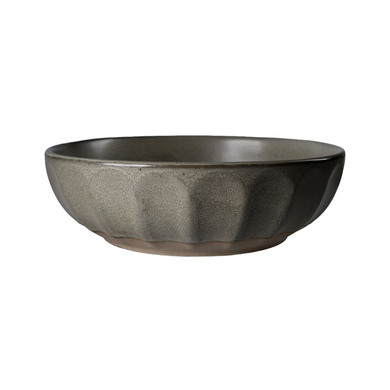Schüssel 20 cm, Grau / Natur