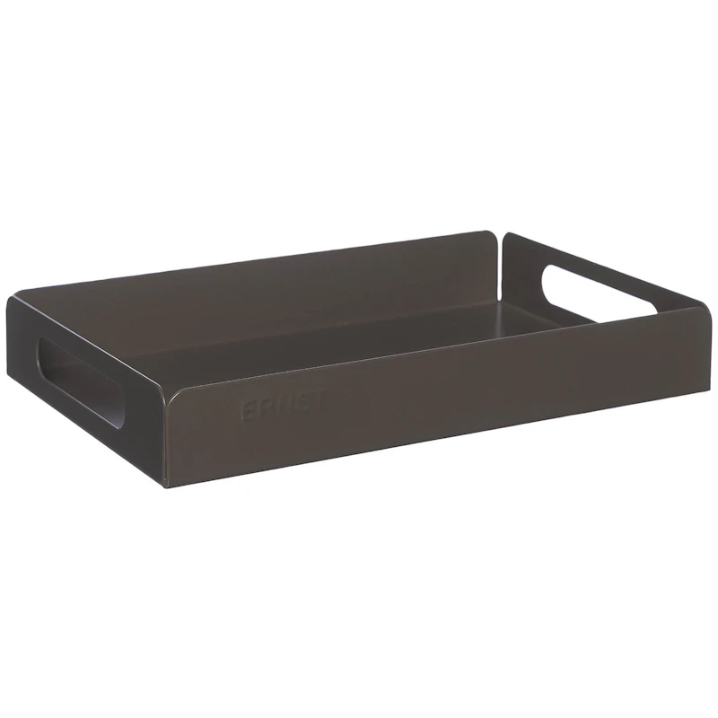 Servierplatte 18x28,5 cm, Taupe, Taupe