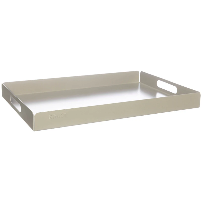 Servierplatte 30x45 cm, Taupe, Creamy White