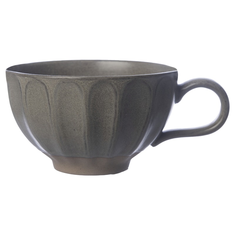 Teetasse, Grau/Natur Grau