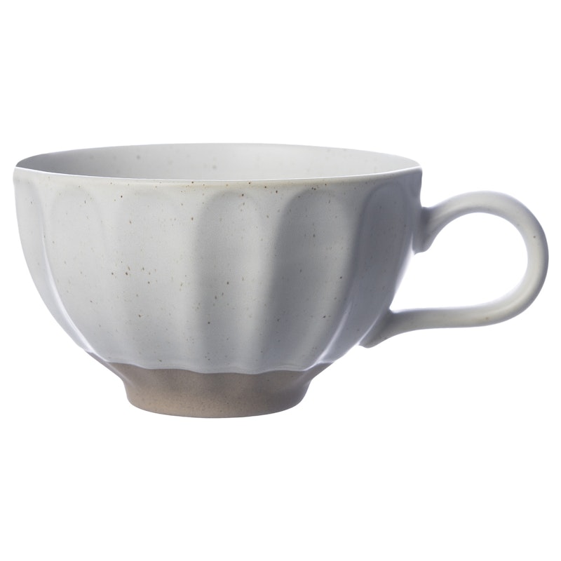 Teetasse, Weiß/Natur