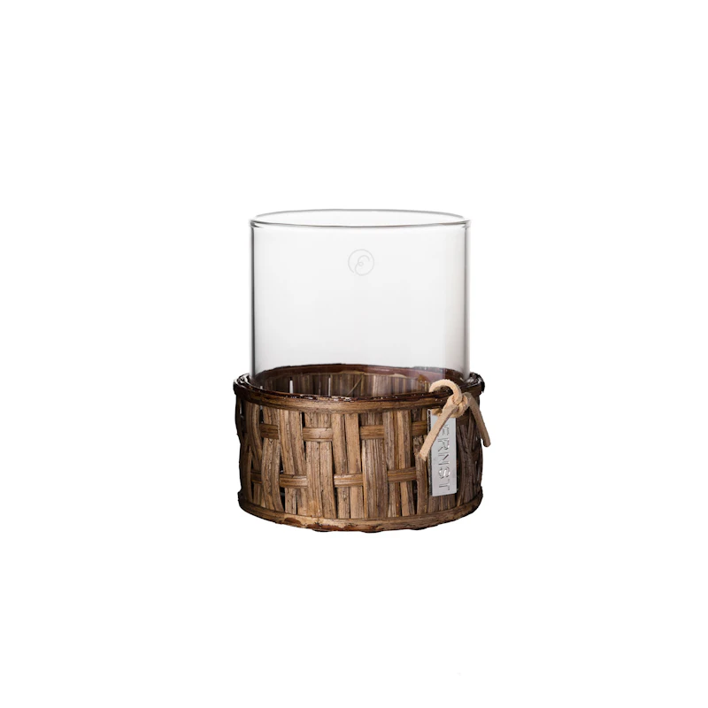 Vase 8,5 cm, Dunkelbraun