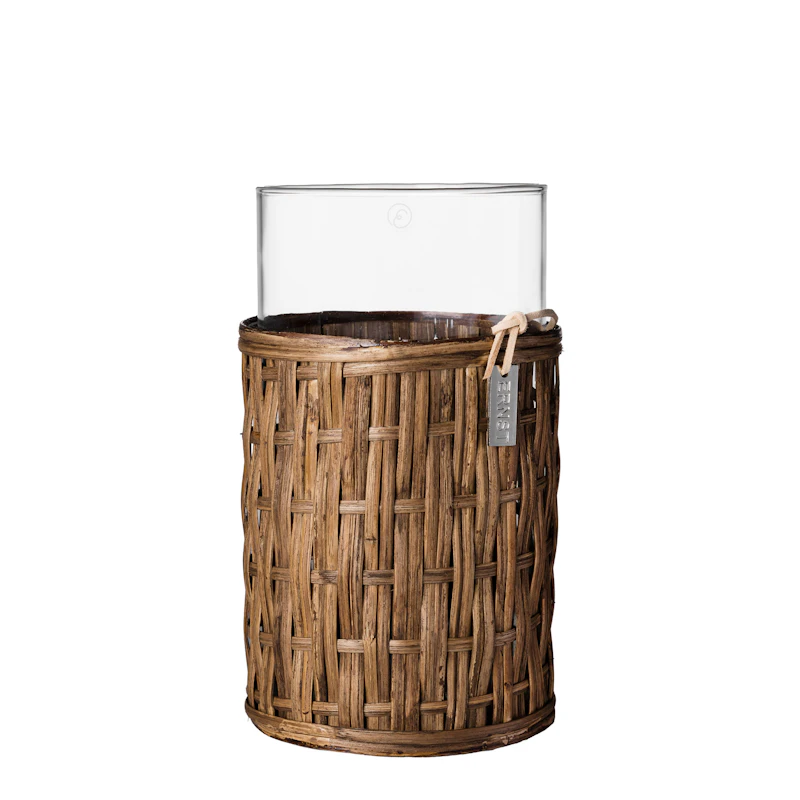 Vase 18 cm, Dunkelbraun