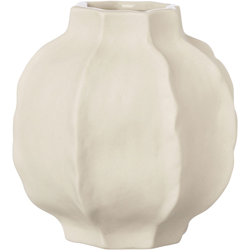 Vase Naturweiß, 13 cm